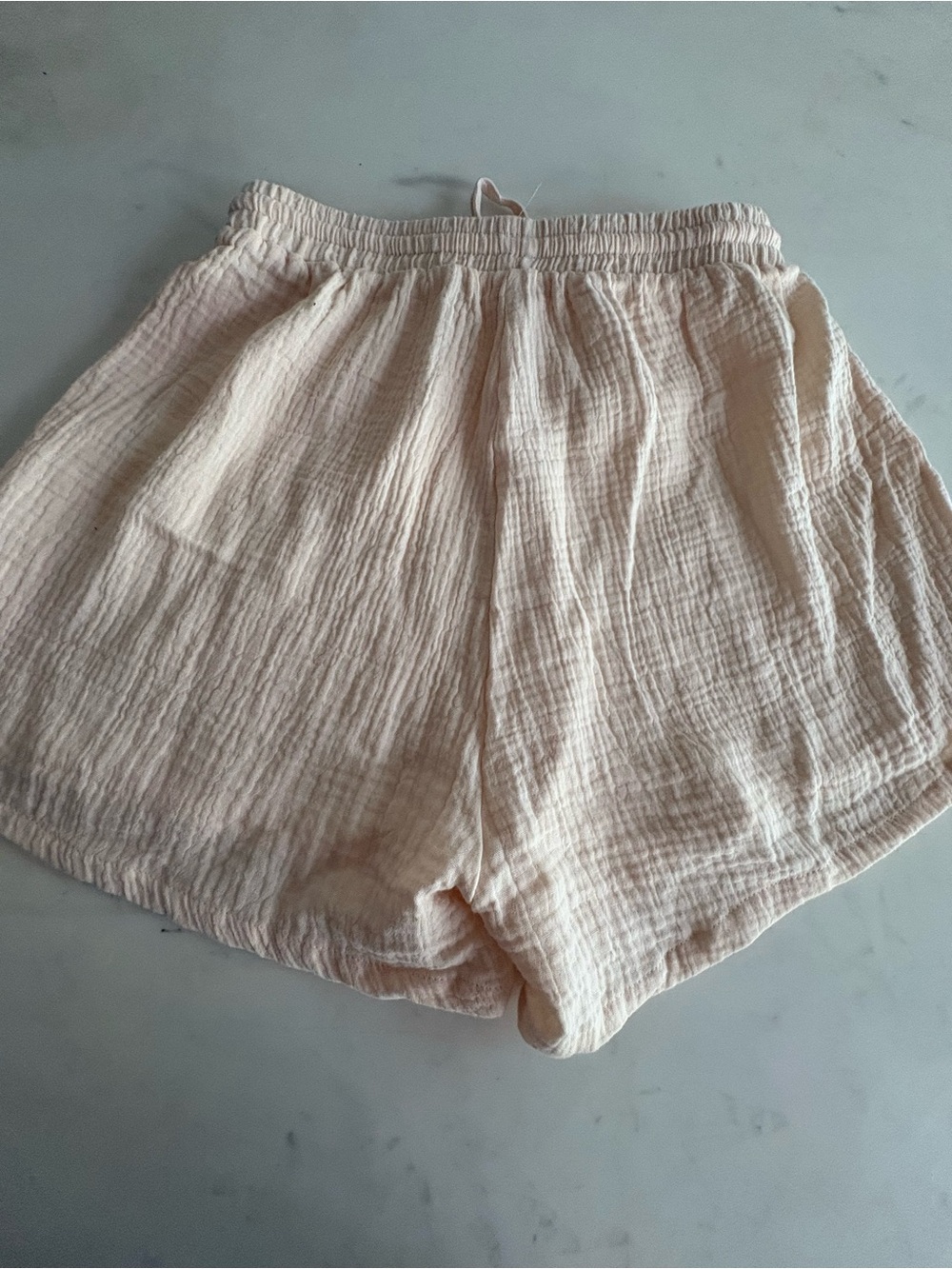 100% Cotton Gauze Button-Down Top and Shorts Set - Picture 4 of 9